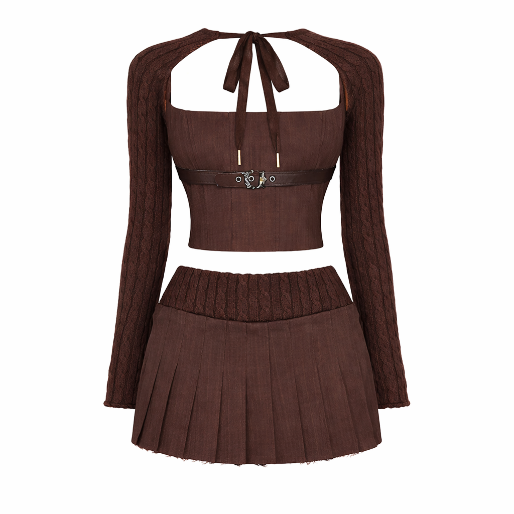 Zemeta Buster, Shrug & Mini Skirt Set