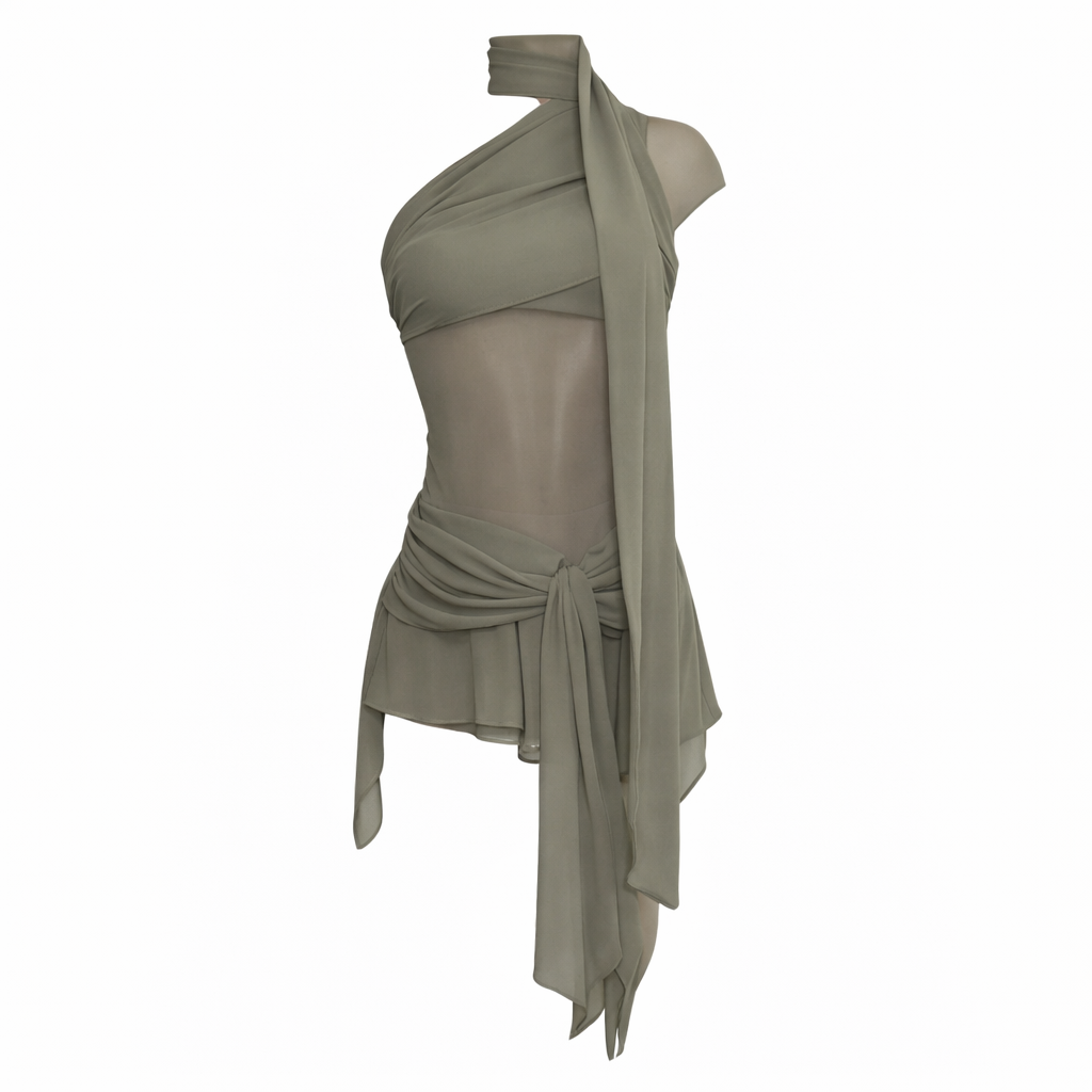 Guizio Cyrielle Dress Gunmetal