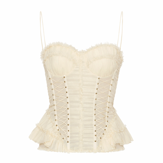 Zimmermann Rebellion Frayed Corset