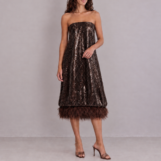 Aje Elysian Sequin Maxi Dress