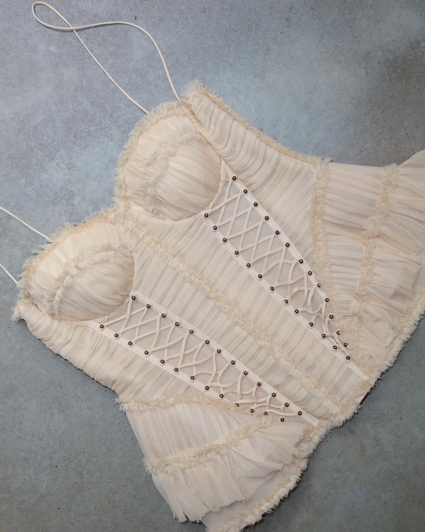 Zimmermann Rebellion Frayed Corset