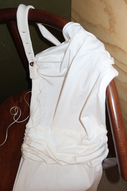 Bye Bambi Whynter Asymmetrical Maxi White