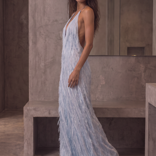 Jasook Noa Gown Powder Blue