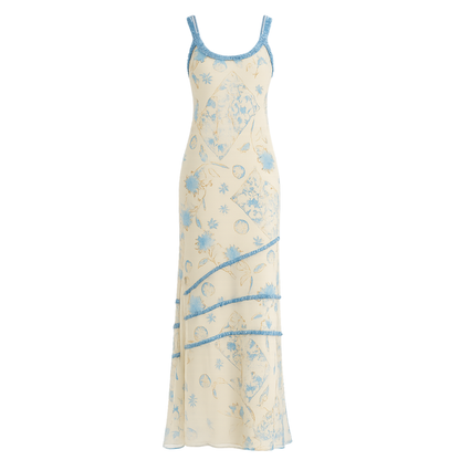 SIR Cecile Ruffle Slip Dress