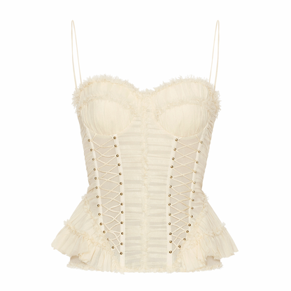 Zimmermann Rebellion Frayed Corset