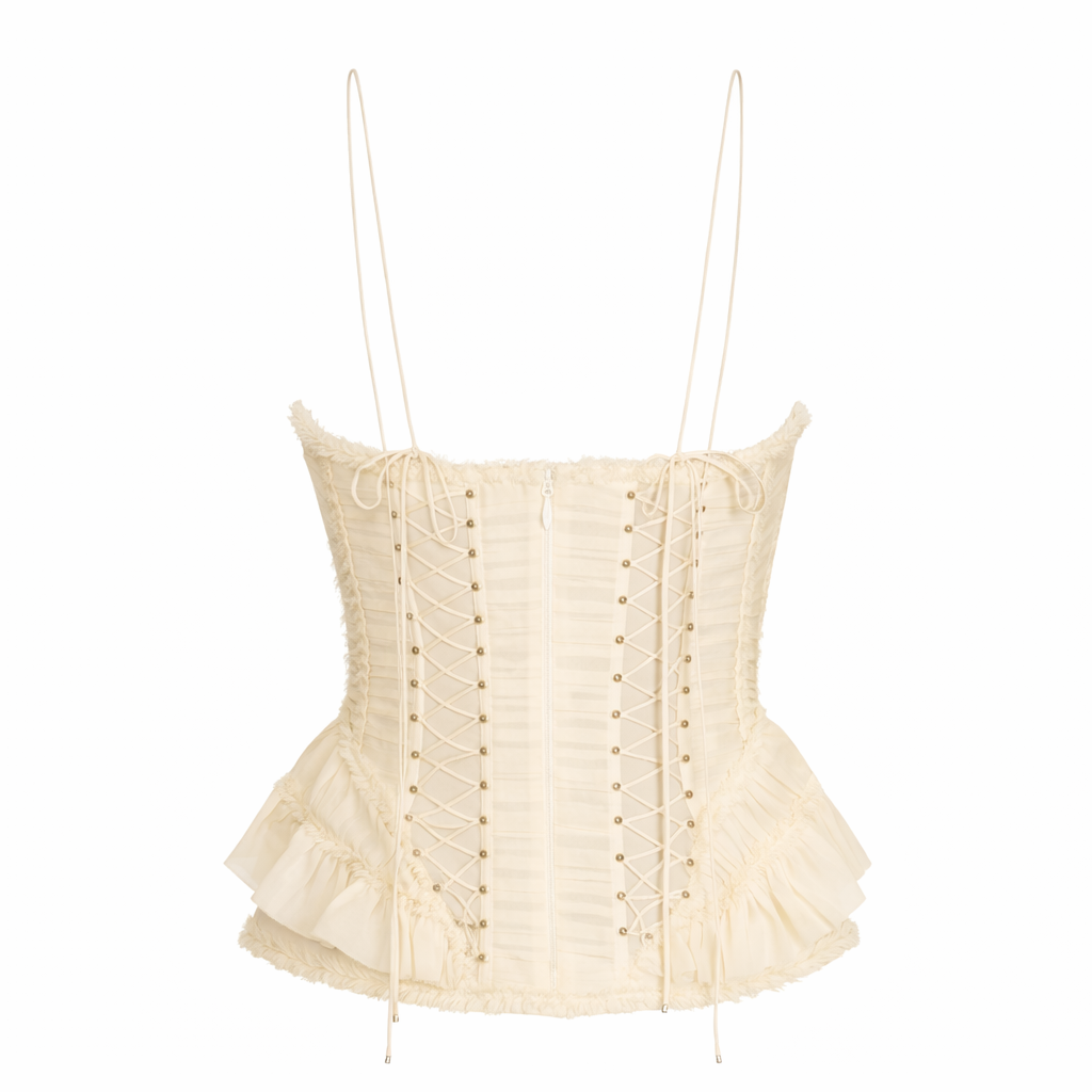 Zimmermann Rebellion Frayed Corset