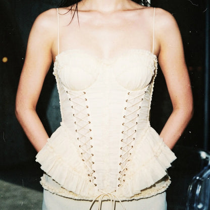 Zimmermann Rebellion Frayed Corset